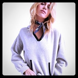 Lucky Brand Contrast Trim Hoodie